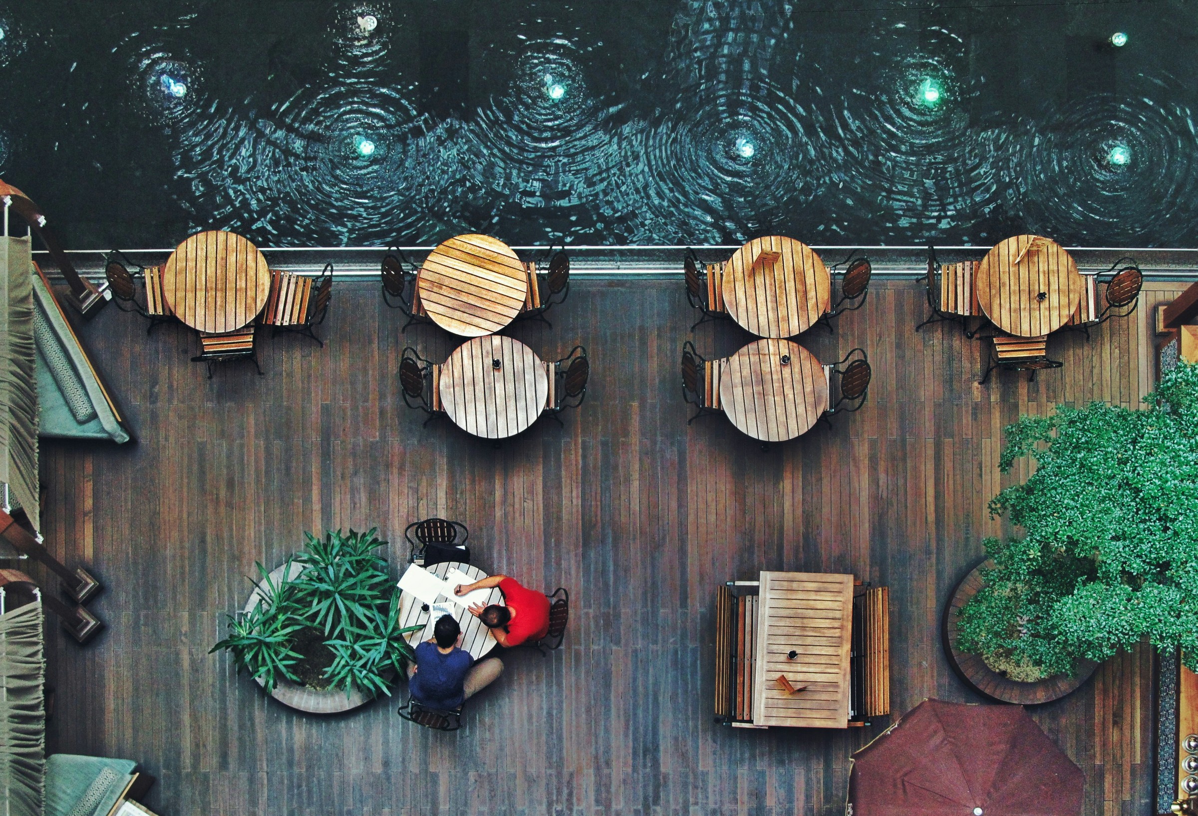Courtyard café
